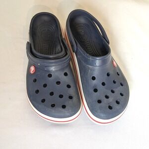 Crocs Crocband Navy Blue Clogs‎ Size W9 / M7